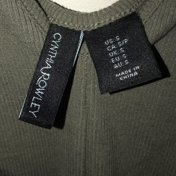 Olive Criss Cross Back Bodysuit - Picture 6 of 6